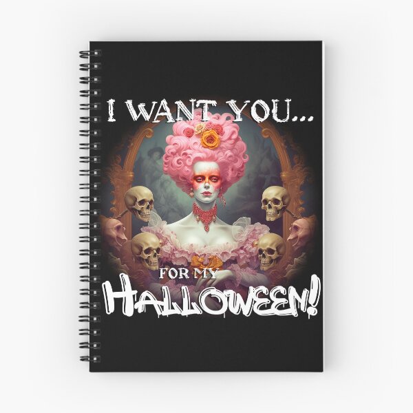 Item preview, "Sinister Halloween Soiree: Skulls, Malevolent Women, and a Haunting Atmosphere" t-shirt and stickers  designed and sold by Mickeymouse2023.