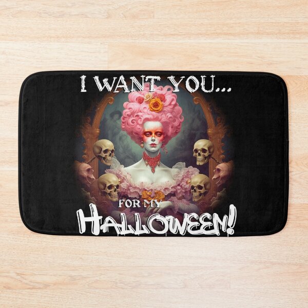 Item preview, "Sinister Halloween Soiree: Skulls, Malevolent Women, and a Haunting Atmosphere" t-shirt and stickers  designed and sold by Mickeymouse2023.