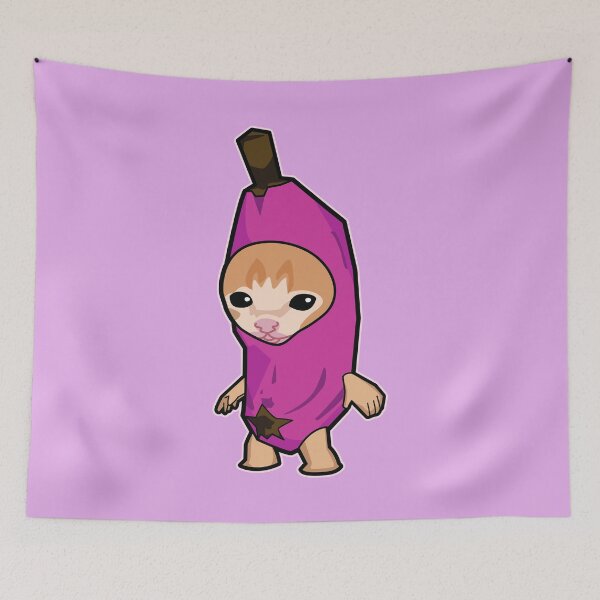 Item preview, Purple Happy Hapi Banana Cat Meme designed and sold by Rzera-.