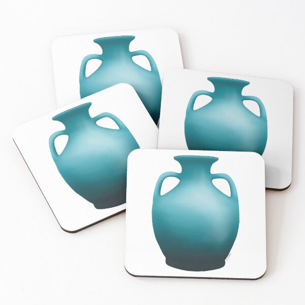 Item preview, Duck Egg Blue Portland Vase (no background) designed and sold by MadeByGeeClowes.