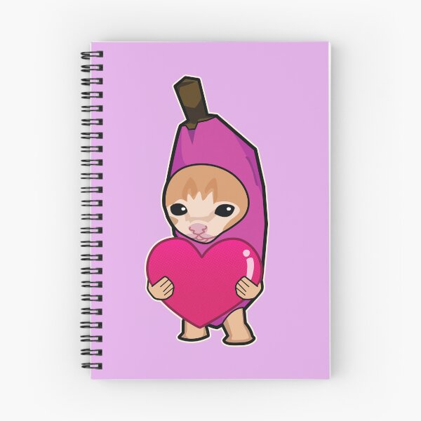Item preview, PURPLE banana cat holding heart meme designed and sold by Rzera-.