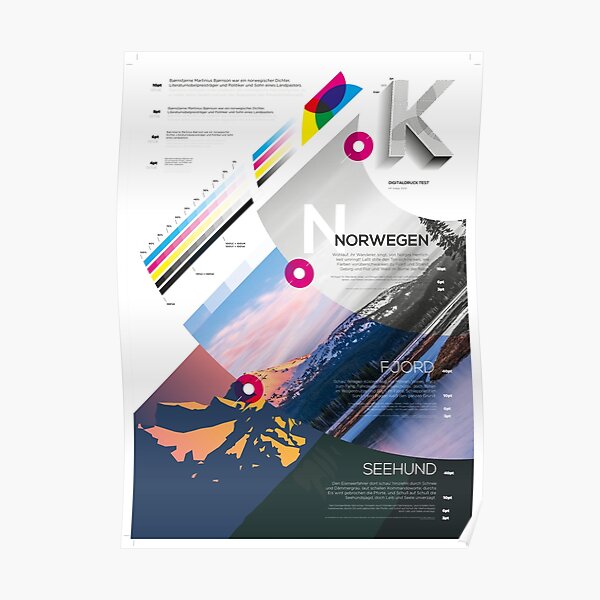 CMYK Printing Test Poster