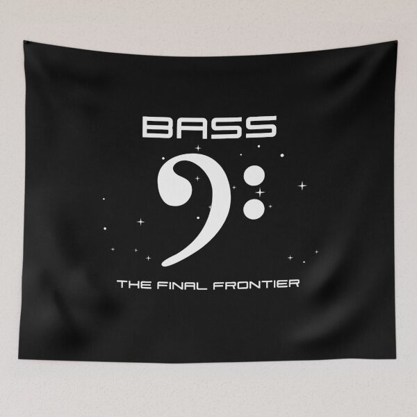 Item preview, Bass - The Final Frontier designed and sold by diddlysquid.