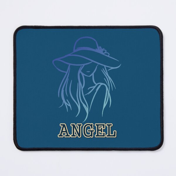 Item preview, An angelic woman with long hair wearing a wide-brimmed hat. designed and sold by hojeong-art.