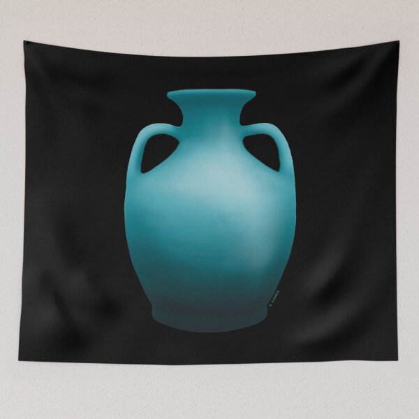 Item preview, Duck Egg Blue Portland Vase designed and sold by MadeByGeeClowes.