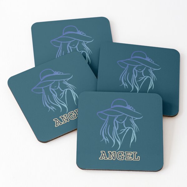 Item preview, An angelic woman with long hair wearing a wide-brimmed hat. designed and sold by hojeong-art.