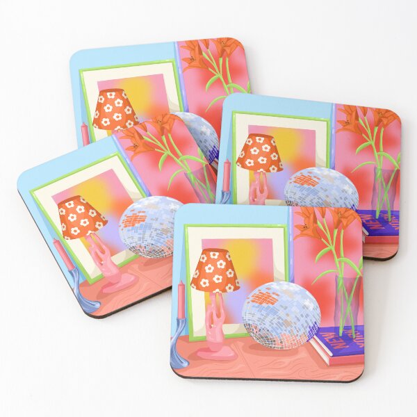 Item preview, Disco, books, art and candles designed and sold by Tickled Spink Studios.