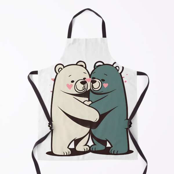 Item preview, Hug It Out - Two Teddy Bears Embrace Art Print designed and sold by ArtistriWear.