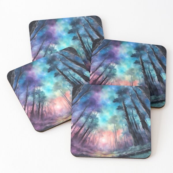 Item preview, Enchanted Colorful Forest designed and sold by cr6zym1nd.