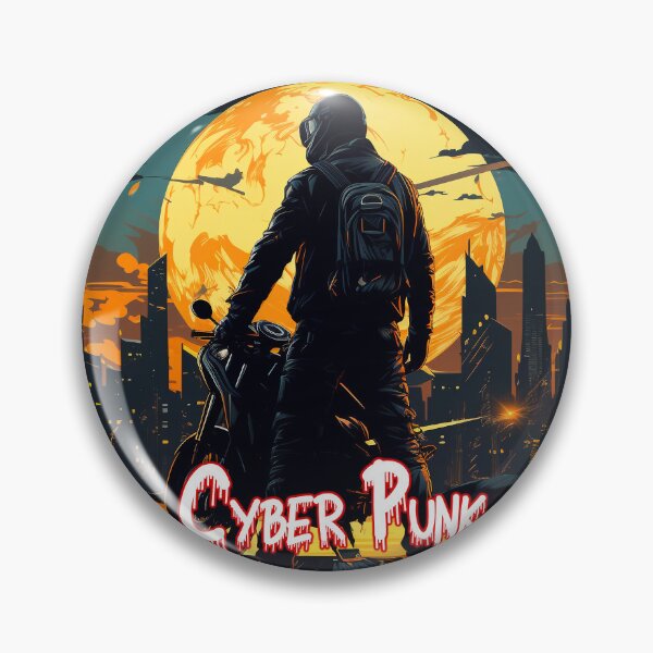 Item preview, A vector-style illustration from the Cyberpunk Moon 2023 designed and sold by Mickeymouse2023.