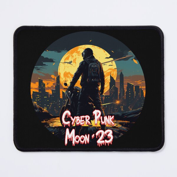 Item preview, A vector-style illustration from the Cyberpunk Moon 2023 designed and sold by Mickeymouse2023.