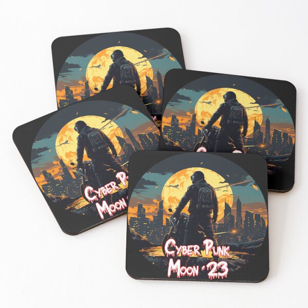 Item preview, A vector-style illustration from the Cyberpunk Moon 2023 designed and sold by Mickeymouse2023.