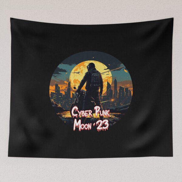 Item preview, A vector-style illustration from the Cyberpunk Moon 2023 designed and sold by Mickeymouse2023.