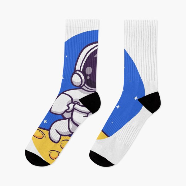 Item preview, Cute Astronaut Walking on the Moon - Cartoon Vector Icon designed and sold by hjian8219.