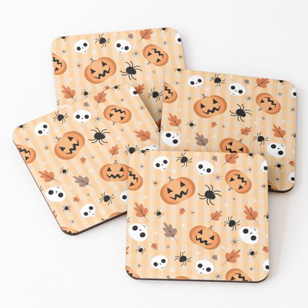 Item preview, Spooky Elegance: Pumpkins & Spiders (Halloween Patterns) designed and sold by PixSellerShop.