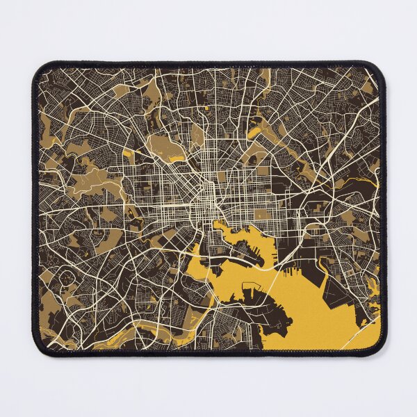 Item preview, Baltimore City Map of Maryland, USA - Pastel designed and sold by deMAP.