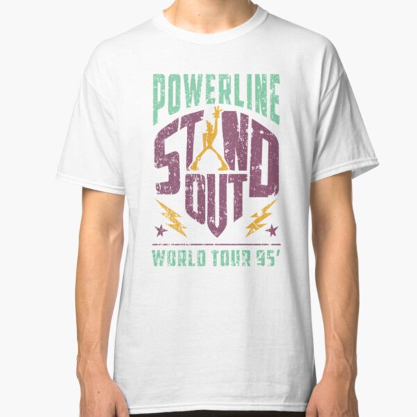 Vintage Powerline Stand Out World Tour 95' Classic T-Shirt
