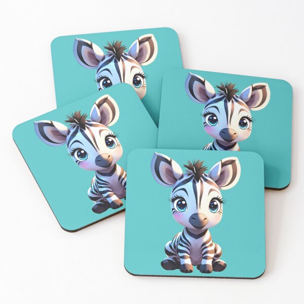 Item preview, Sweet baby zebra isolated designed and sold by MarushimenekoAI.