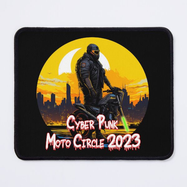 Item preview, A vector-style illustration from the Cyberpunk Moto circle 2023 designed and sold by Mickeymouse2023.