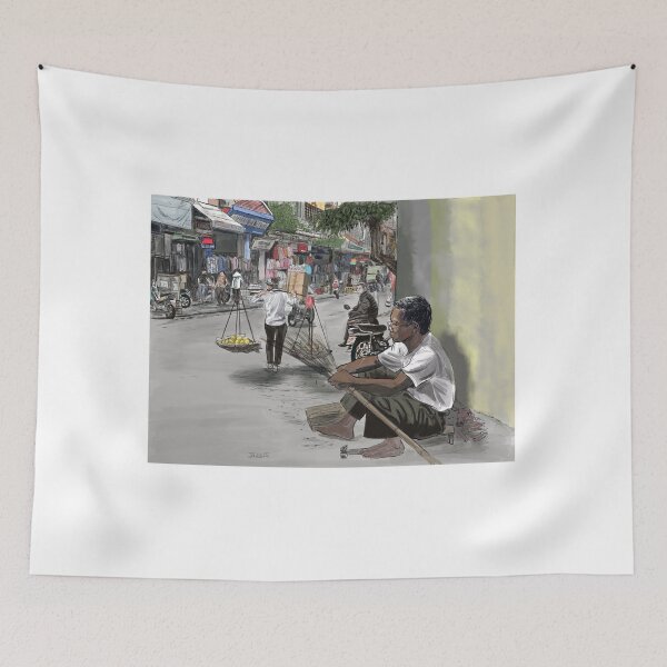 Item preview, Street shops Hanoi Vietnam  designed and sold by GunnerStudios.