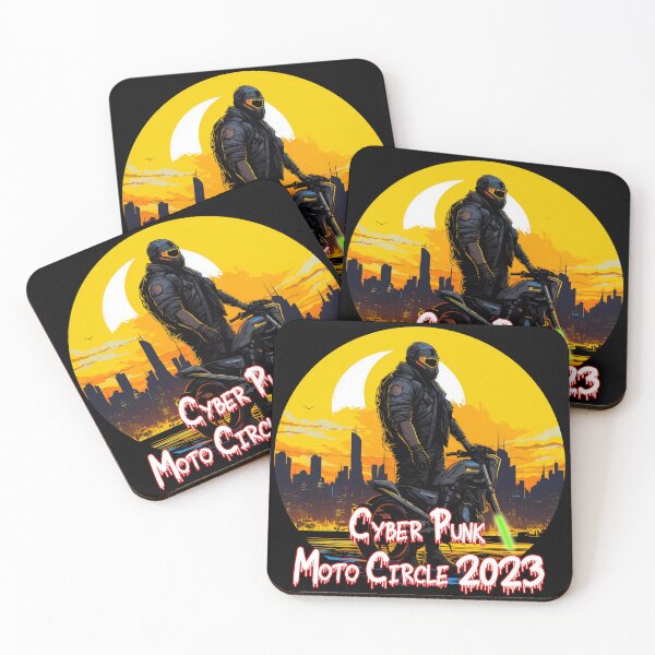 Item preview, A vector-style illustration from the Cyberpunk Moto circle 2023 designed and sold by Mickeymouse2023.