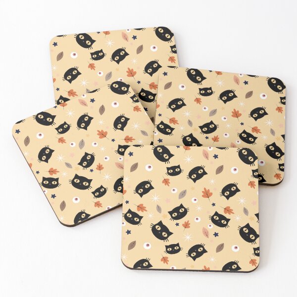 Item preview, Spooky Elegance: Black Cats (Halloween Patterns) designed and sold by PixSellerShop.