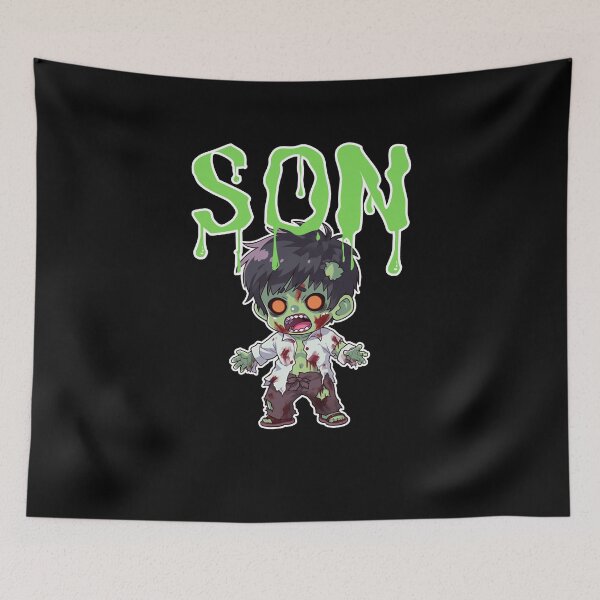 Item preview, Son Zombie Halloween Family Group designed and sold by wazhyp.