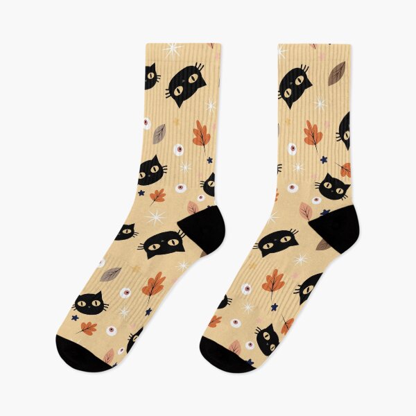 Item preview, Spooky Elegance: Black Cats (Halloween Patterns) designed and sold by PixSellerShop.