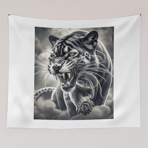 Item preview, Black wild cat 3 designed and sold by rayo-art.