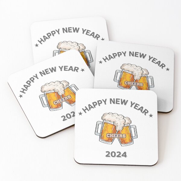 Item preview, Happy New Year 2024 Beer Cheers designed and sold by GbzDigital.