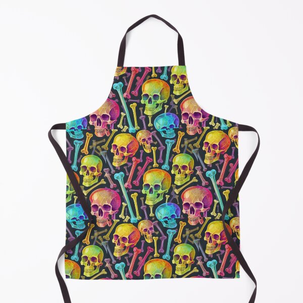 Item preview, Coloured X-ray Skull and Bones Pattern designed and sold by GooGooPop.