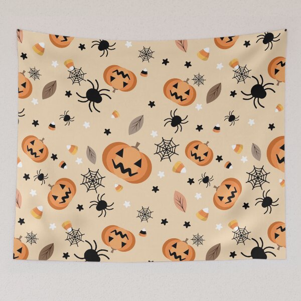 Item preview, Spooky Elegance: Pumpkins & Spiders #2 (Halloween Patterns) designed and sold by PixSellerShop.