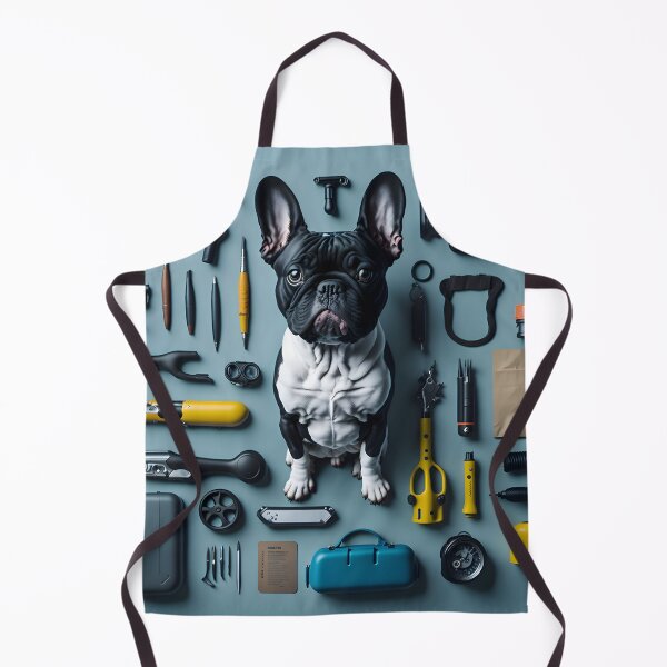 Item preview, "Creating 'French Bulldog Tool Kits' Artwork: A Creative Fusion of Canine Charm and Handy Tools." designed and sold by Best-Art-32.