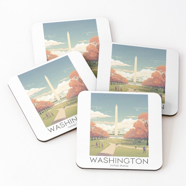 Item preview, A Vintage Travel Illustration of Washington D.C. - US  designed and sold by GoodOldVintage.