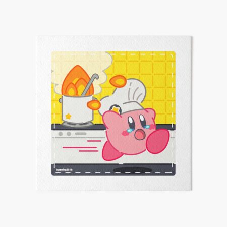Kirby cafe Art Board Print