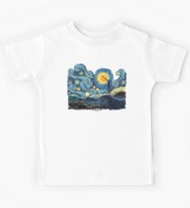 Jack Scary night abstract paintings Kids Tee