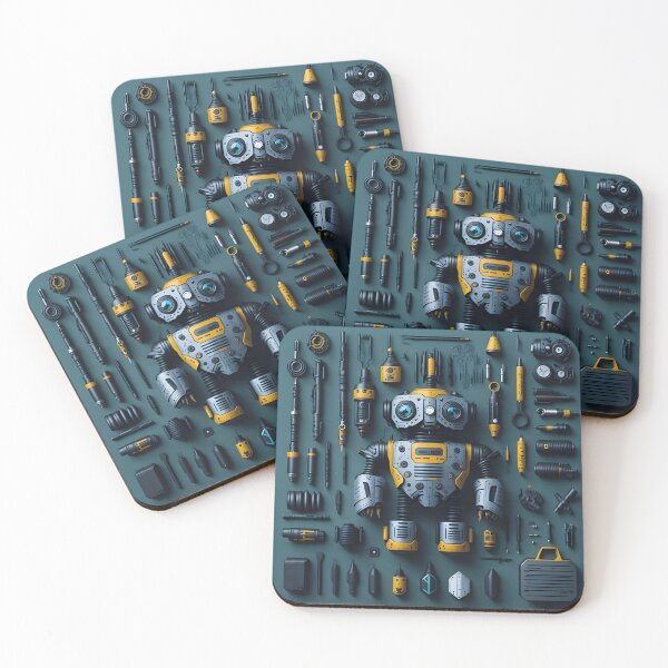 Item preview, "Exploring the Artistry of Robot Tool Kits: A Visual Journey into Mechanical Marvels" designed and sold by Best-Art-32.