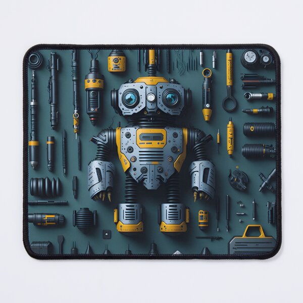 Item preview, "Exploring the Artistry of Robot Tool Kits: A Visual Journey into Mechanical Marvels" designed and sold by Best-Art-32.
