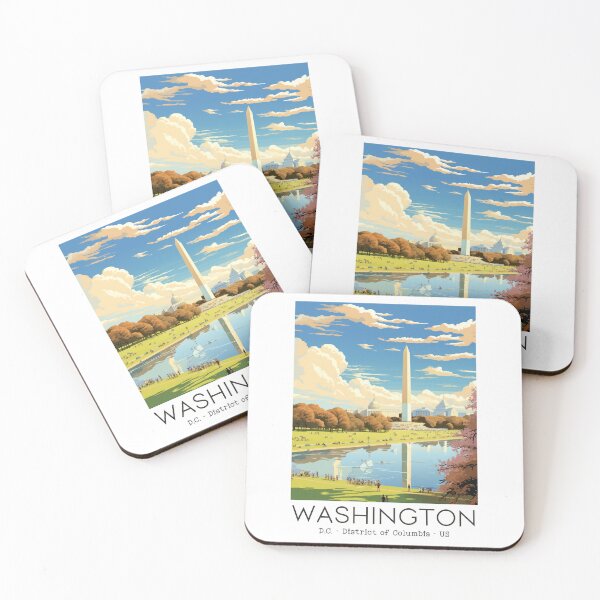 Item preview, A Vintage Travel Illustration of Washington D.C. - US  designed and sold by GoodOldVintage.
