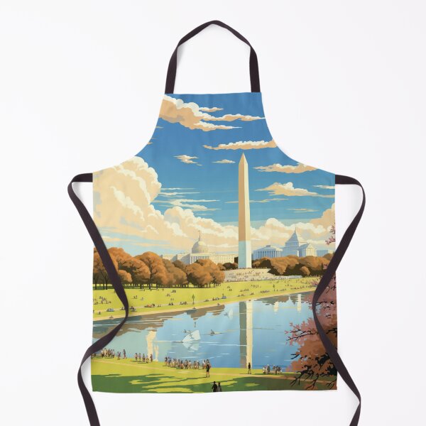 Item preview, A Vintage Travel Illustration of Washington D.C. - US designed and sold by GoodOldVintage.