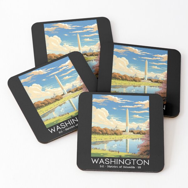 Item preview, A Vintage Travel Illustration of Washington D.C. - US  designed and sold by GoodOldVintage.