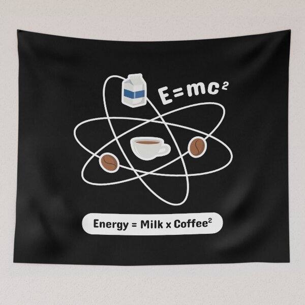 Item preview, E=mc² Coffee Science Coffee Roasting designed and sold by MooonTees.