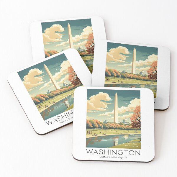 Item preview, A Vintage Travel Illustration of Washington D.C. - US  designed and sold by GoodOldVintage.