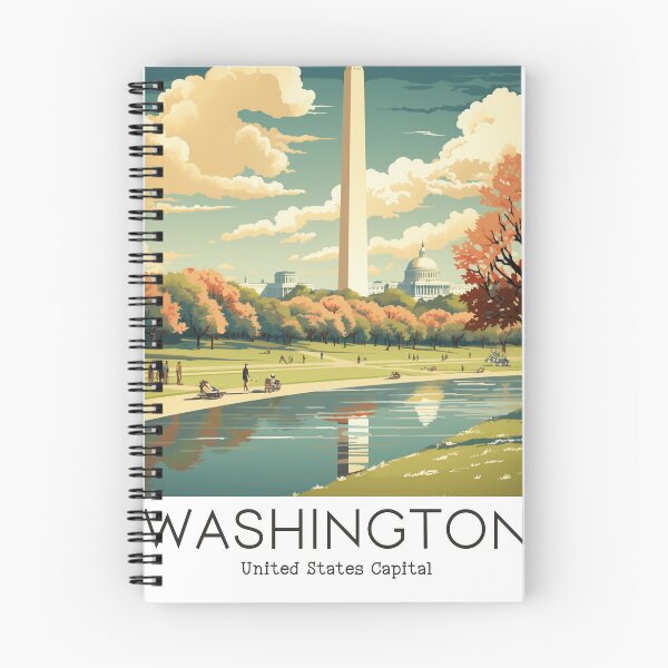 Item preview, A Vintage Travel Illustration of Washington D.C. - US  designed and sold by GoodOldVintage.