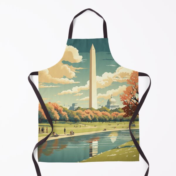 Item preview, A Vintage Travel Illustration of Washington D.C. - US designed and sold by GoodOldVintage.