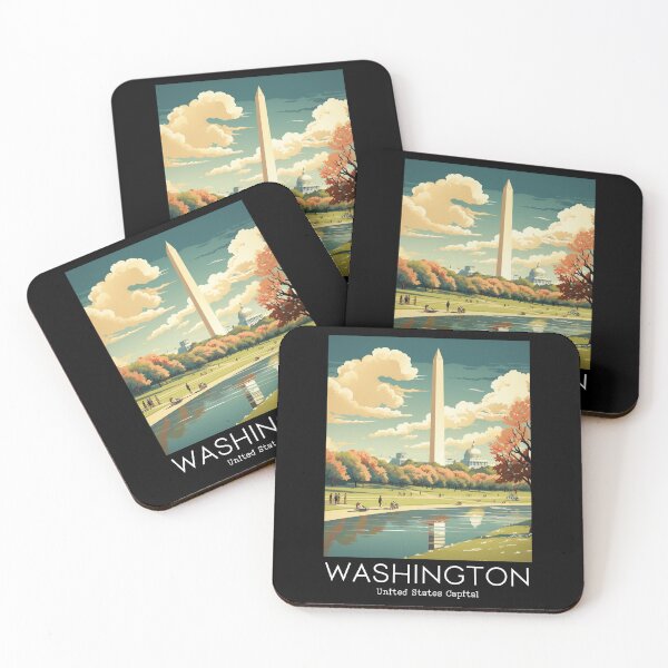 Item preview, A Vintage Travel Illustration of Washington D.C. - US  designed and sold by GoodOldVintage.