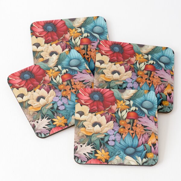 Item preview, multicolored floral seamless pattern designed and sold by Autaporn199.