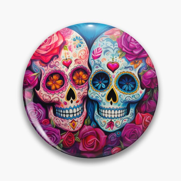 Aperçu de l'œuvre Sugar Skulls - Sugar Skulls et l'Amour Eternel créée et vendue par Angelsmiles.