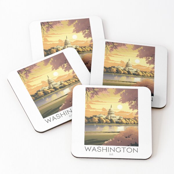 Item preview, A Vintage Travel Illustration of Washington D.C. - US  designed and sold by GoodOldVintage.