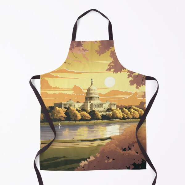 Item preview, A Vintage Travel Illustration of Washington D.C. - US designed and sold by GoodOldVintage.